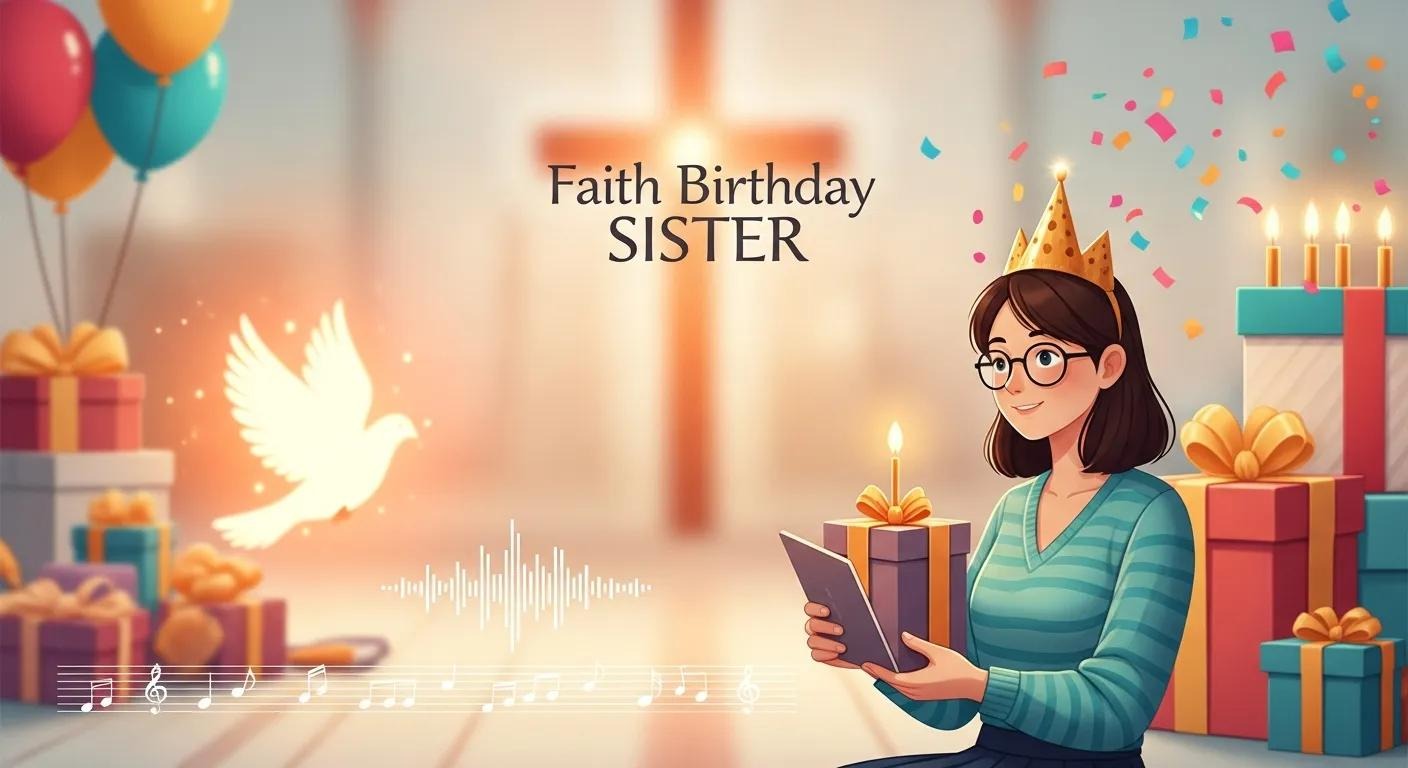 Birthday Song for Sister — Personalized Christian Music to Celebrate Her Day